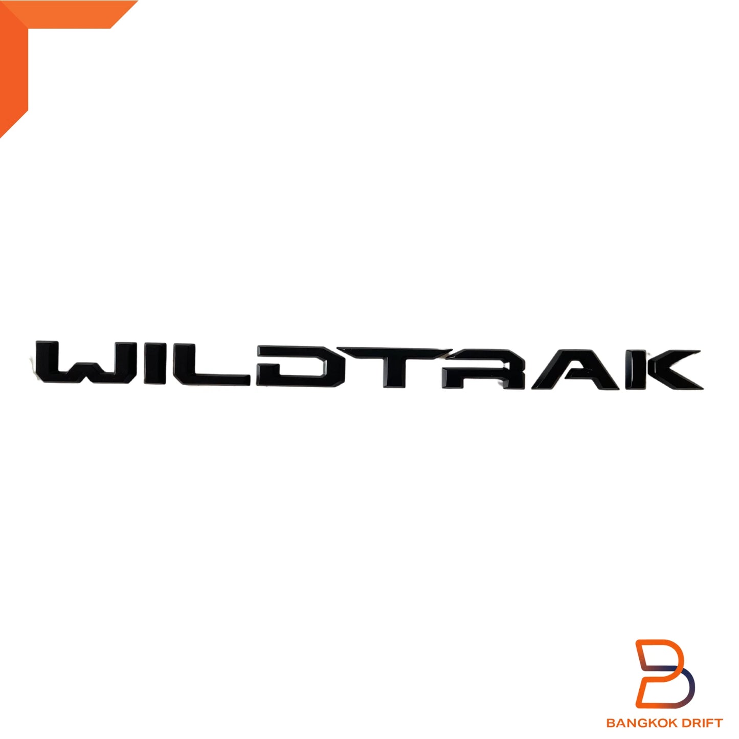 Wildtrak Name Plate Rear Tailgate Badge Emblem for Ford Ranger (2011-2023)