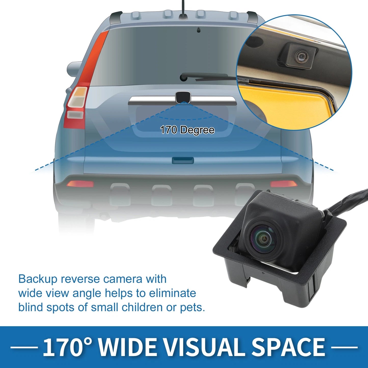 Rear View Park Assist Backup Camera for Cadillac CTS (2011-2014)
