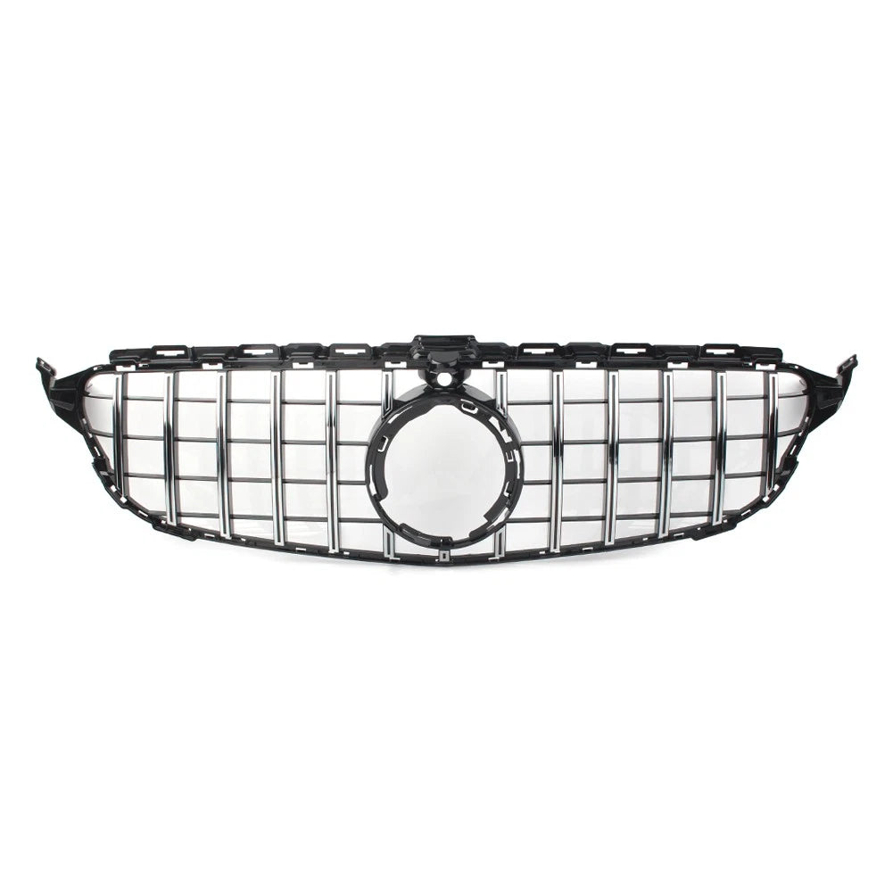 GTR Style Upper Bumper Mesh Grille for Mercedes-Benz C Class W205 C200 (19-23)