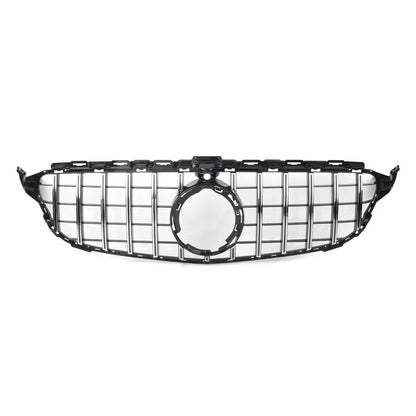 GTR Style Upper Bumper Mesh Grille for Mercedes-Benz C Class W205 C200 (19-23)