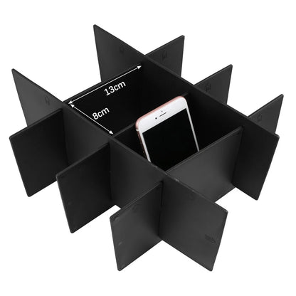 Black Center Console Organizer Armrest Storage Divider for Toyota Tundra (2014-2019)