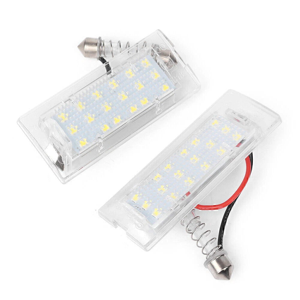 LED License Plate Lights for BMW X5 E53, X3 E83 (2003-2009)