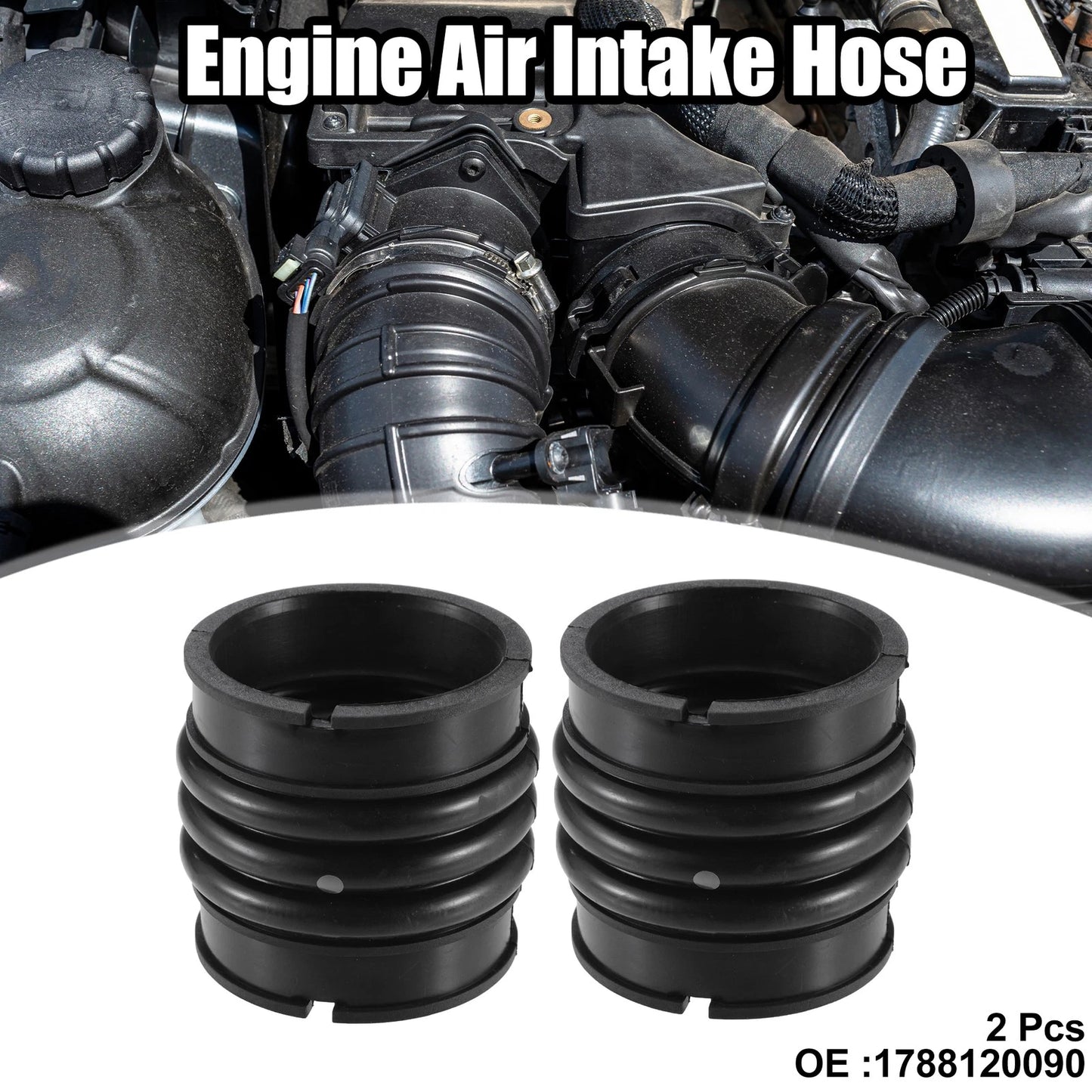 2 x Car Engine Air Intake Hose for Toyota Solara (1999–2003)