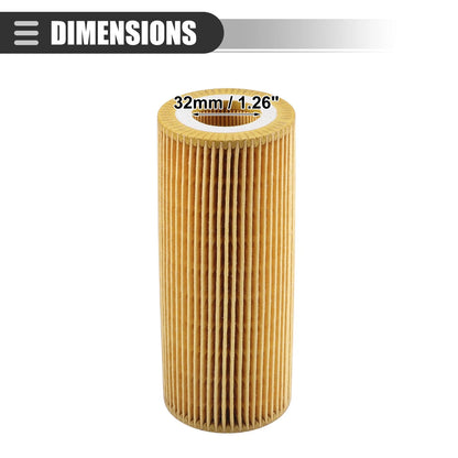 Engine Oil Filter & Gasket Set for BMW E46 318D 320D (1998-2006)