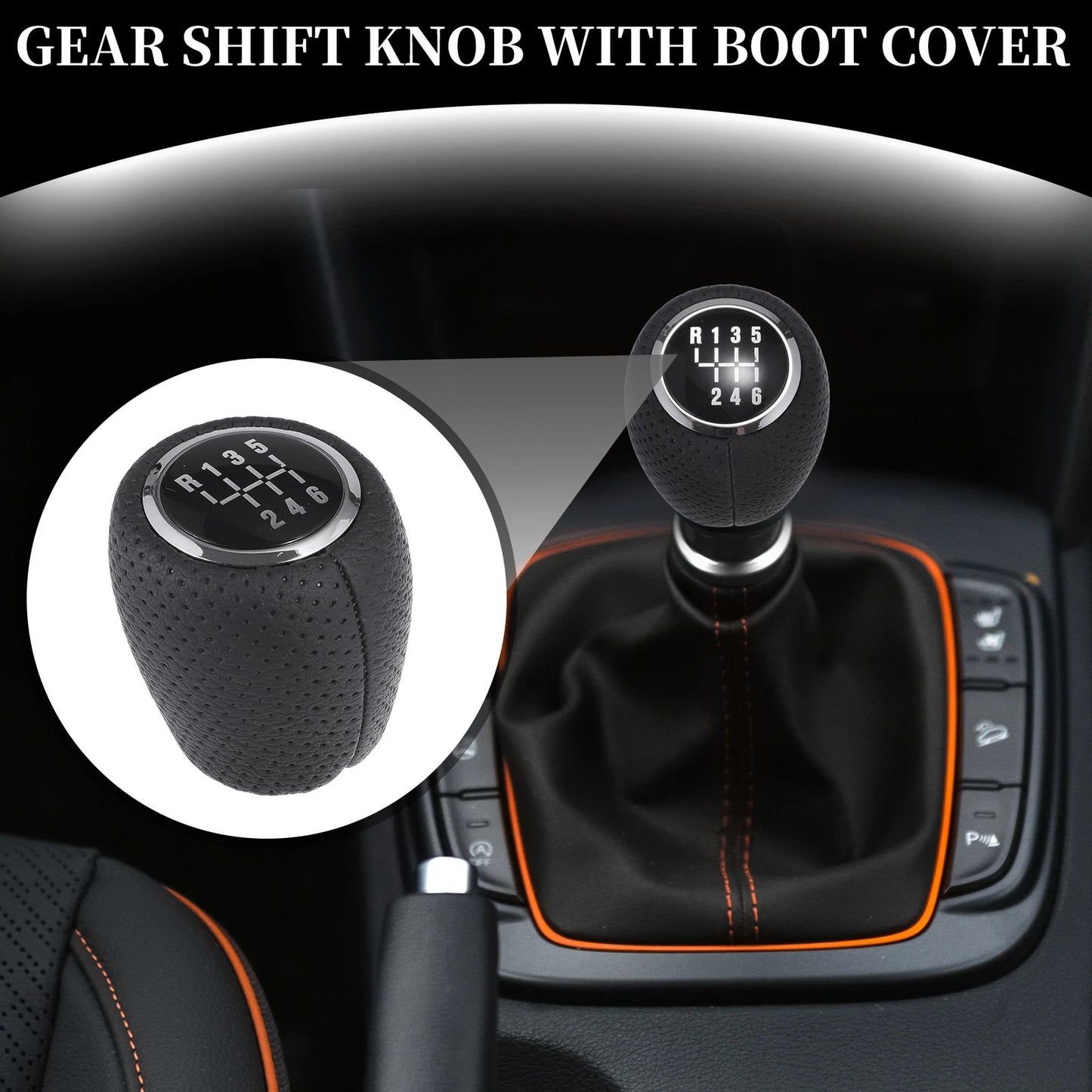 6 Speed Manual Gear Shift Knob for Chevrolet Cruze (2008 - 2012)
