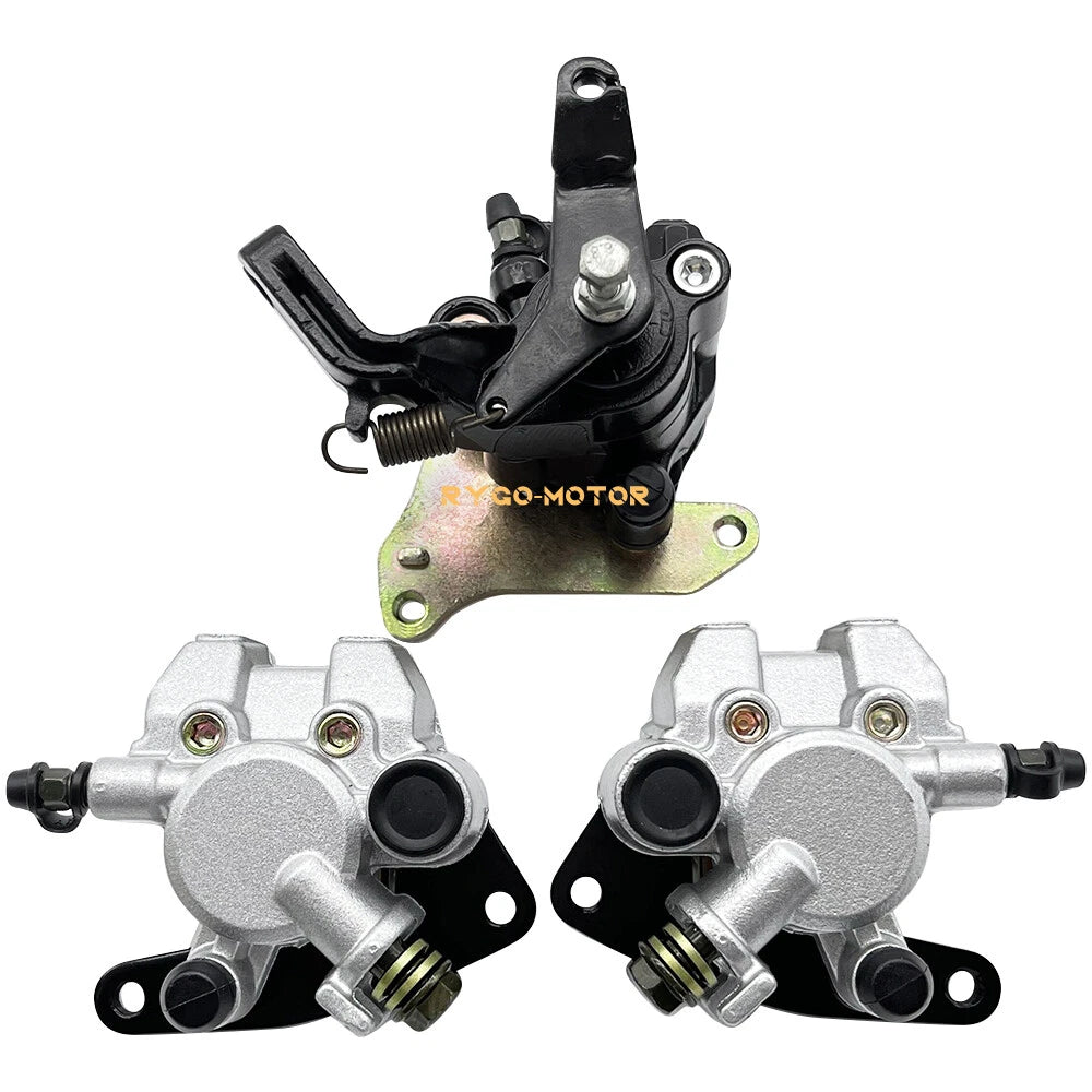 Front Rear Brake Calipers W/Pads for Honda TRX400EX Sportrax (1999–2004)