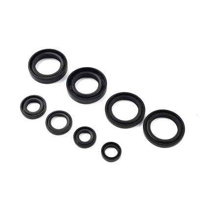 8Pcs Engine Oil Seal Kit for Yamaha DT125 DT175 MX125 MX175 IT175 YZ125 (1974-83)