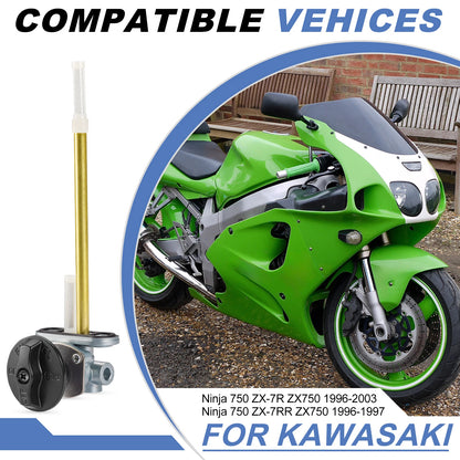 Fuel Valve Petcock & Tap Knob for Kawasaki Ninja ZX7R/Z750P, ZX7RR/Z750N