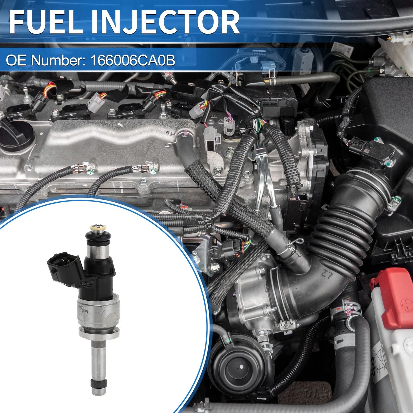 Fuel Injector 1 Pc for Nissan Rogue 2.5 (2021)