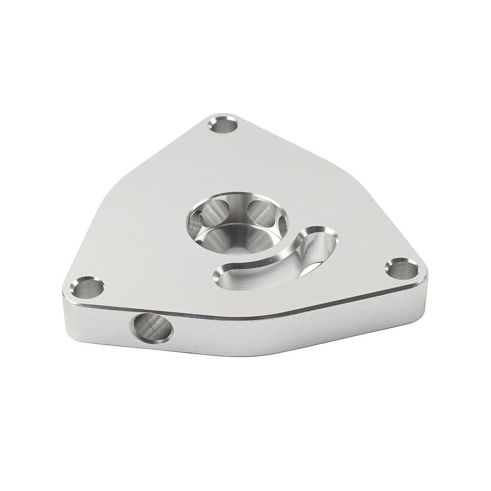 Silver Turbo Blow Off Valve BOV Plate Spacer for Honda Civic (2015-2021)