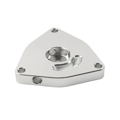 Silver Turbo Blow Off Valve BOV Plate Spacer for Honda Civic (2015-2021)