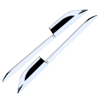 Stainless Steel Front Door Side Fender Emblem Dagger Cover Trim for Car