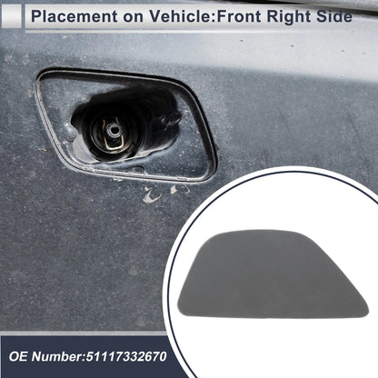 Bumper Headlight Washer Nozzle Cover for BMW 535i (2011-2016)