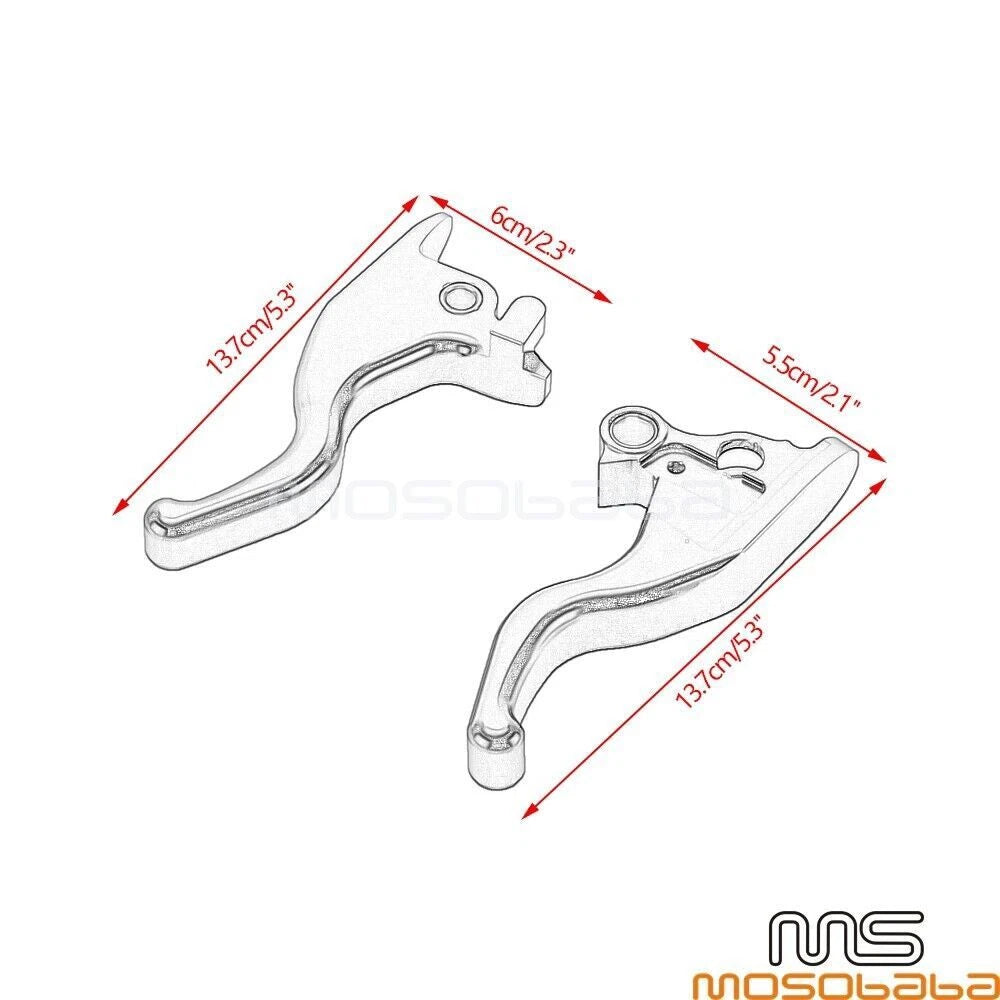 Gold Brake Clutch Levers for Harley Softail Heritage Classic Sport Glide