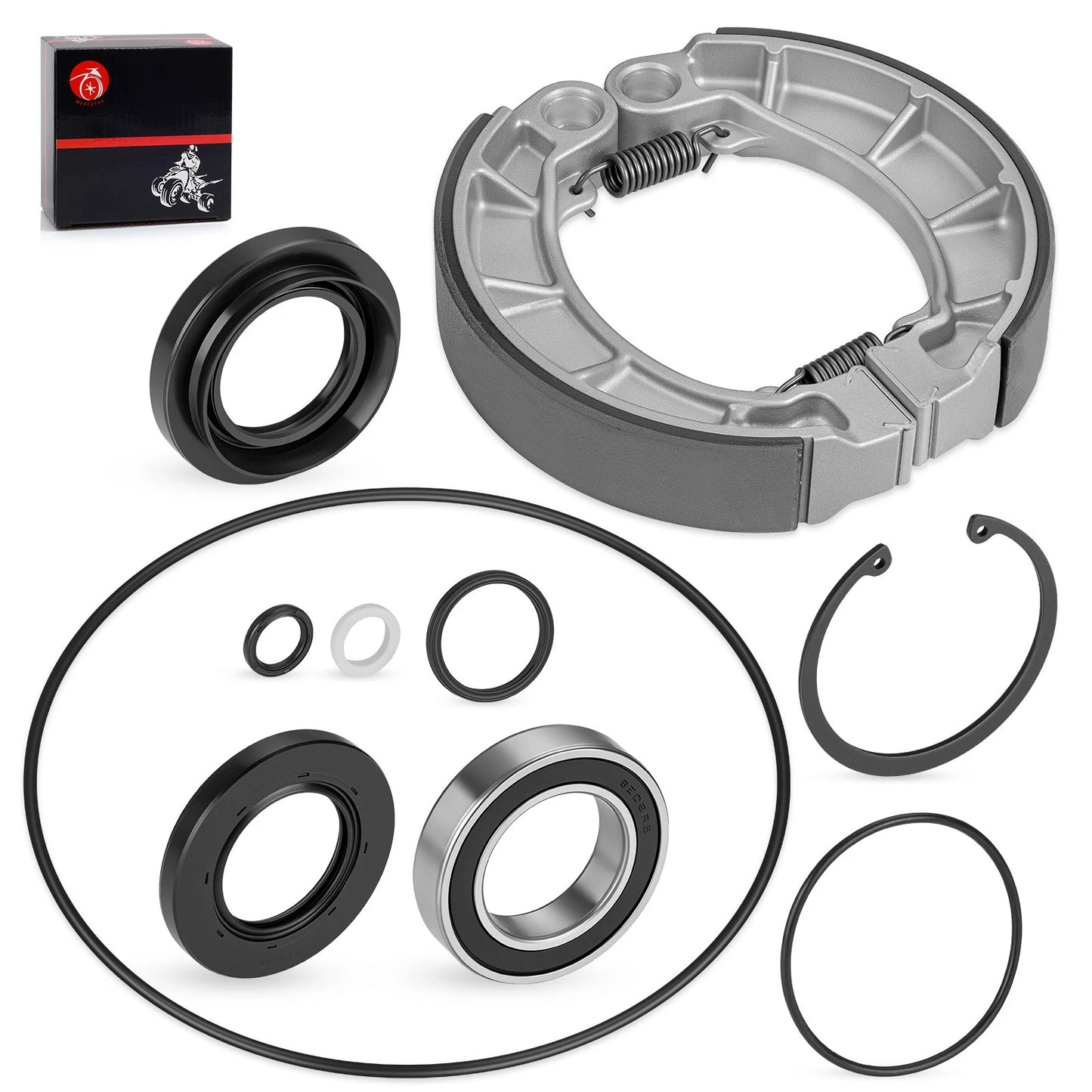 Rear Brake Drum Bearing Seals & O-Ring for Honda Rancher 420 TRX420 (07-13)