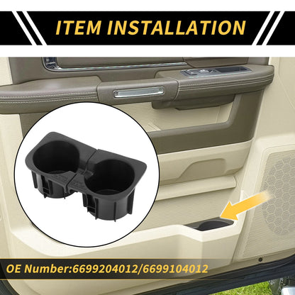 Console Cup Holder Insert Set for Toyota Tacoma (2010-2015)