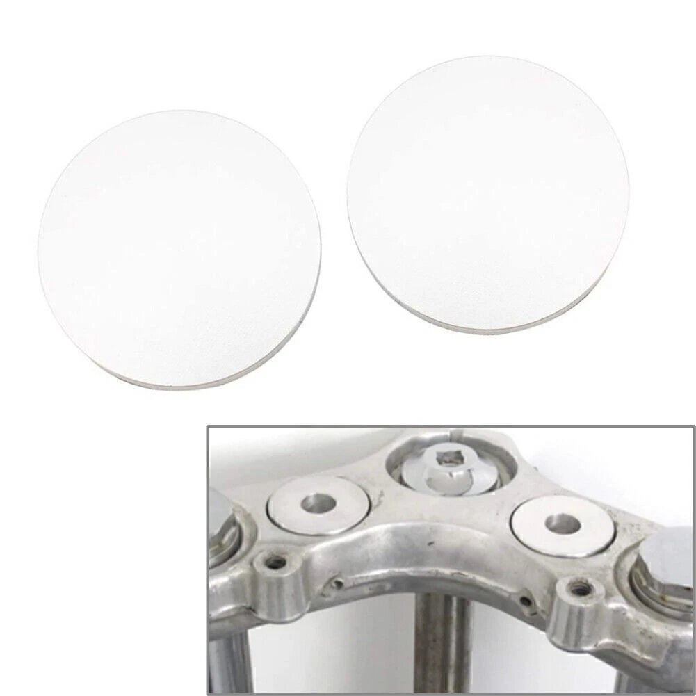 2 x Motorcycle Handlebar Riser Top Clamp Covers for Harley