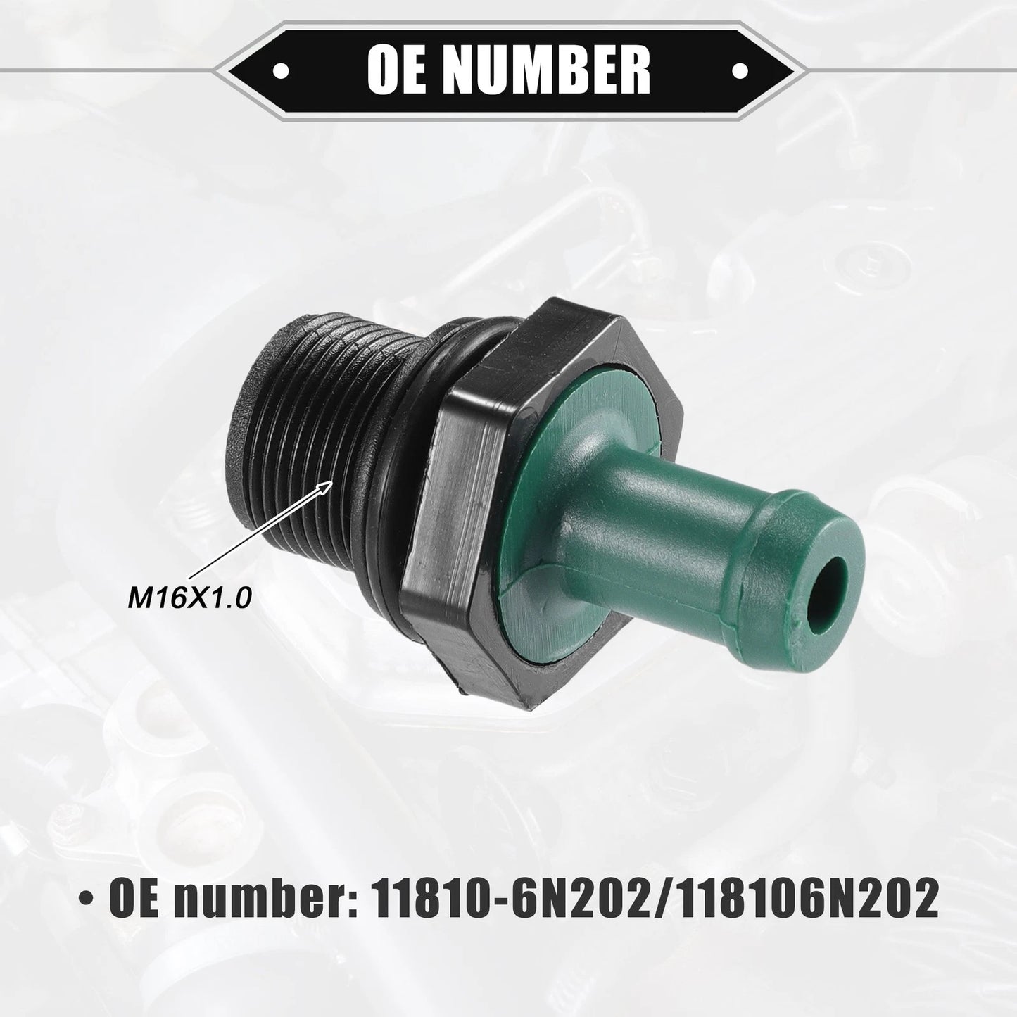 PCV Valve for Nissan Frontier and Nissan Pathfinder (2005-2015)