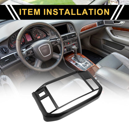 GPS Panel Sticker Cover for Ford F-150 (2021-2024) Black 1 Set