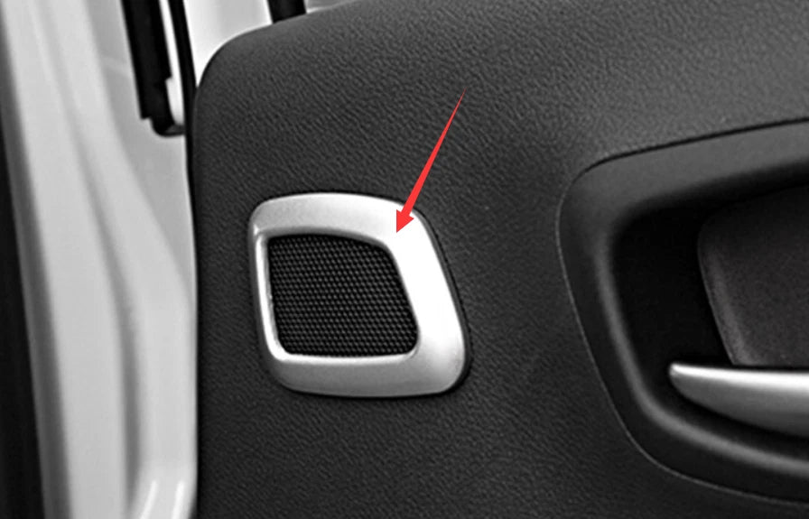 ABS Chrome Rear Door Speaker Cover Trim for 2017-2021 JEEP Compass 2 x Pieces