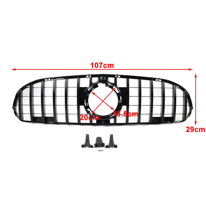 GTR Style Front Bumper Grille for Mercedes Benz GLC Class W253 X253 (2020-2022)