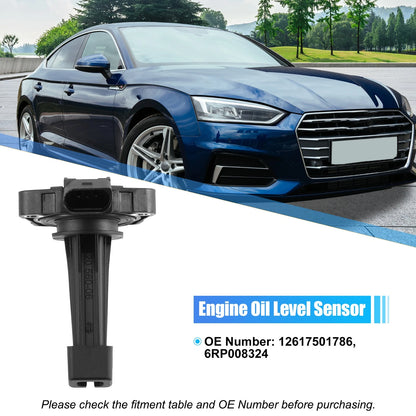 Oil Level Sensor 2.0L for BMW X1 SDrive28i XDrive28i Black