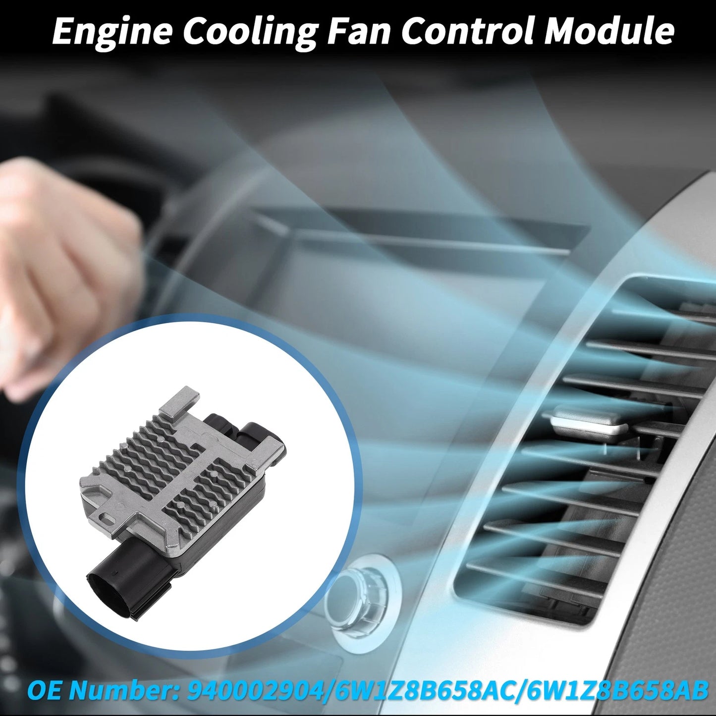 Engine Cooling Fan Control Module for Ford Flex 3.5L (2010) 1 x Pc