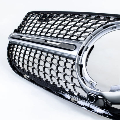 Silver Diamond Slats Front Grille for Mercedes Benz X253 (2020-2022)