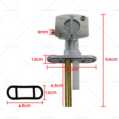 5/16" Fuel Valve Switch Petcock for Kawasaki VN1500, KL650, Bayou 300, Suzuki DR200 (1990-2006)