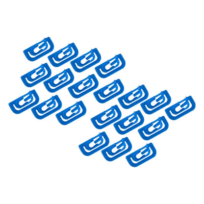 20 x Windscreen Molding Trim Retainer Clips Blue for Mitsubishi