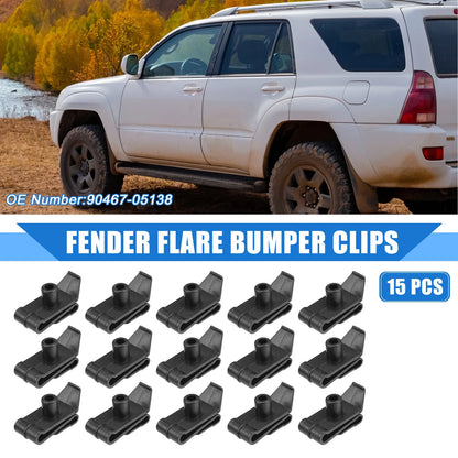 15 x Car Fender Flare Bumper Clips for Lexus GX460 (2010-2023)