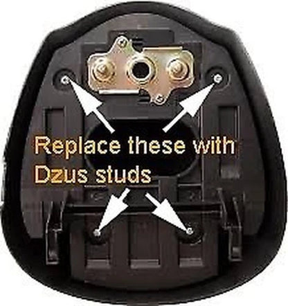 Rear Hump into Storage Dzus Mod Kit for Suzuki Hayab GSX1300R (1999–2007)