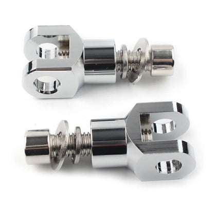 Rear Passenger Foot Pegs Bracket for Harley Softail (2000-2020) Silver