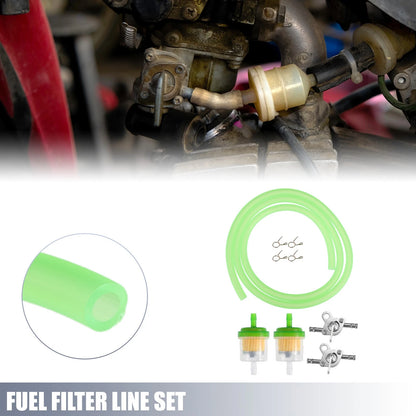 Motorcycle Fuel Filters with 2 Valve Petcock for Honda CRF50