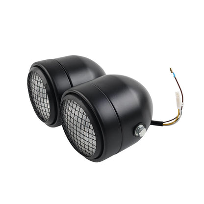 1PC Motorcycle Twin Dominator Dual Lamp Headlight for Street