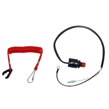 Kill Stop Switch & Safety Lanyard for Yamaha 2-Stroke Outboard 63V/689