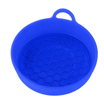 Blue Silicone Car Cup Holder Insert Anti-Slip Coaster Mat for Vehicle