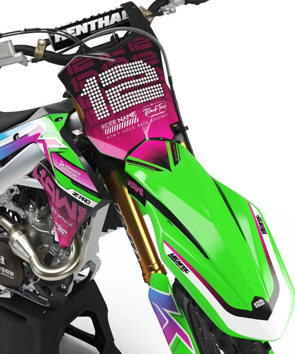 Custom Graphics Full Kit for Kawasaki KX 85 (2014-2021) Dreams Style Stickers