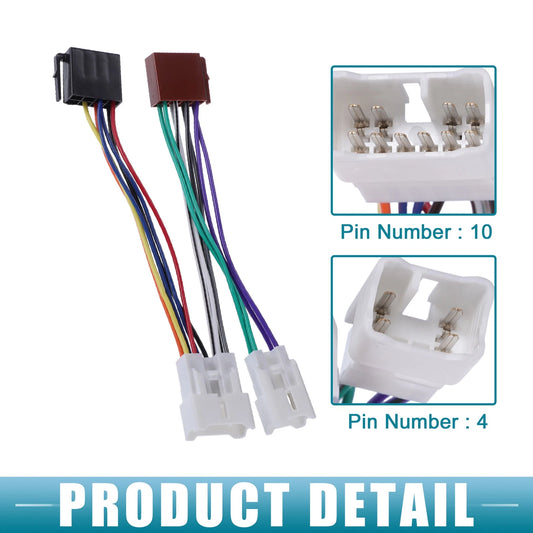 14 Pin Stereo CD Player Radio Wiring Harness for Subaru (1987-2023)