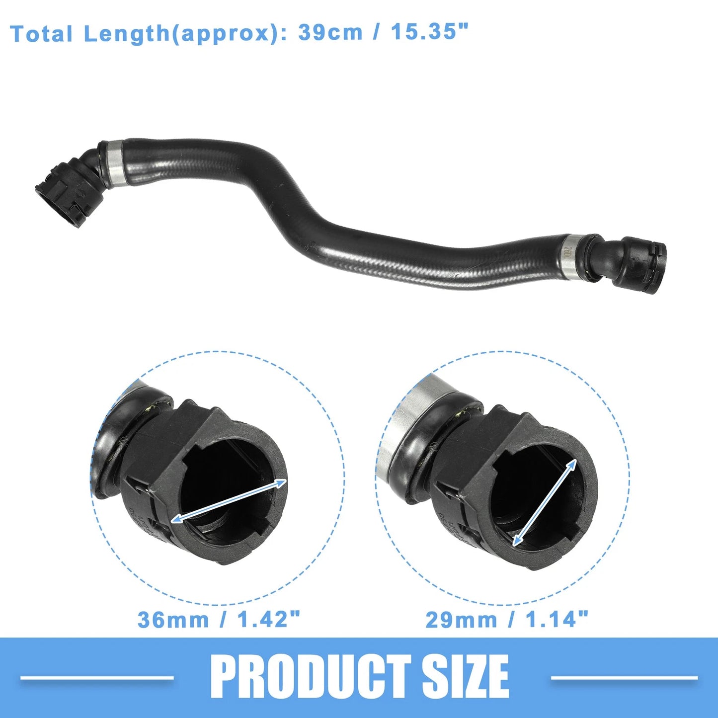 Radiator Coolant Hose for BMW 320i Base 2.0L (2013-2016) - 1 x Hose