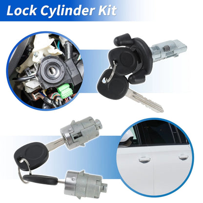 Ignition Lock Cylinder & Door Lock for Chevy Silverado 1500
