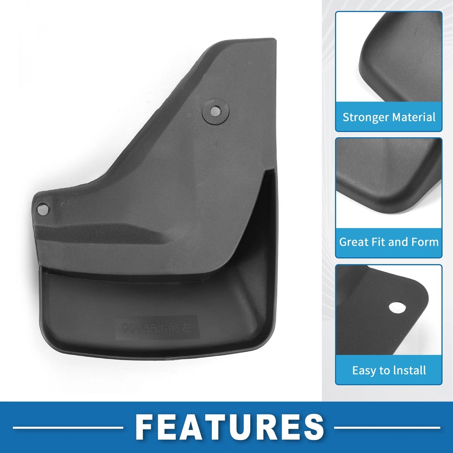 Mud Flap Splash Guards for Toyota Hiace (2012-2018)