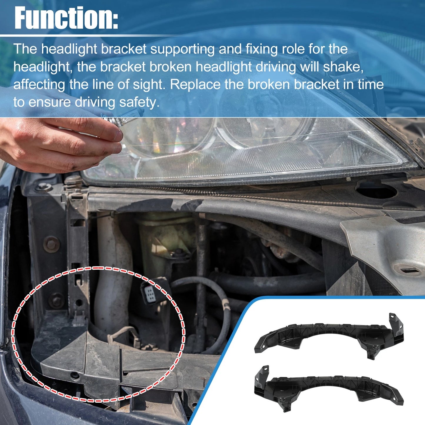 Headlight Brackets  for Honda Accord (2013-2017)