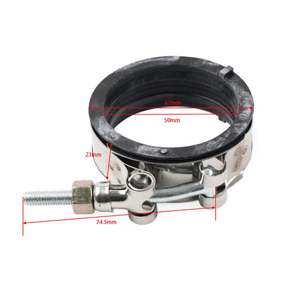 Carburetor Intake Boot Clamp Kit for Arctic Cat Prowler 550 700 (2007-2014)