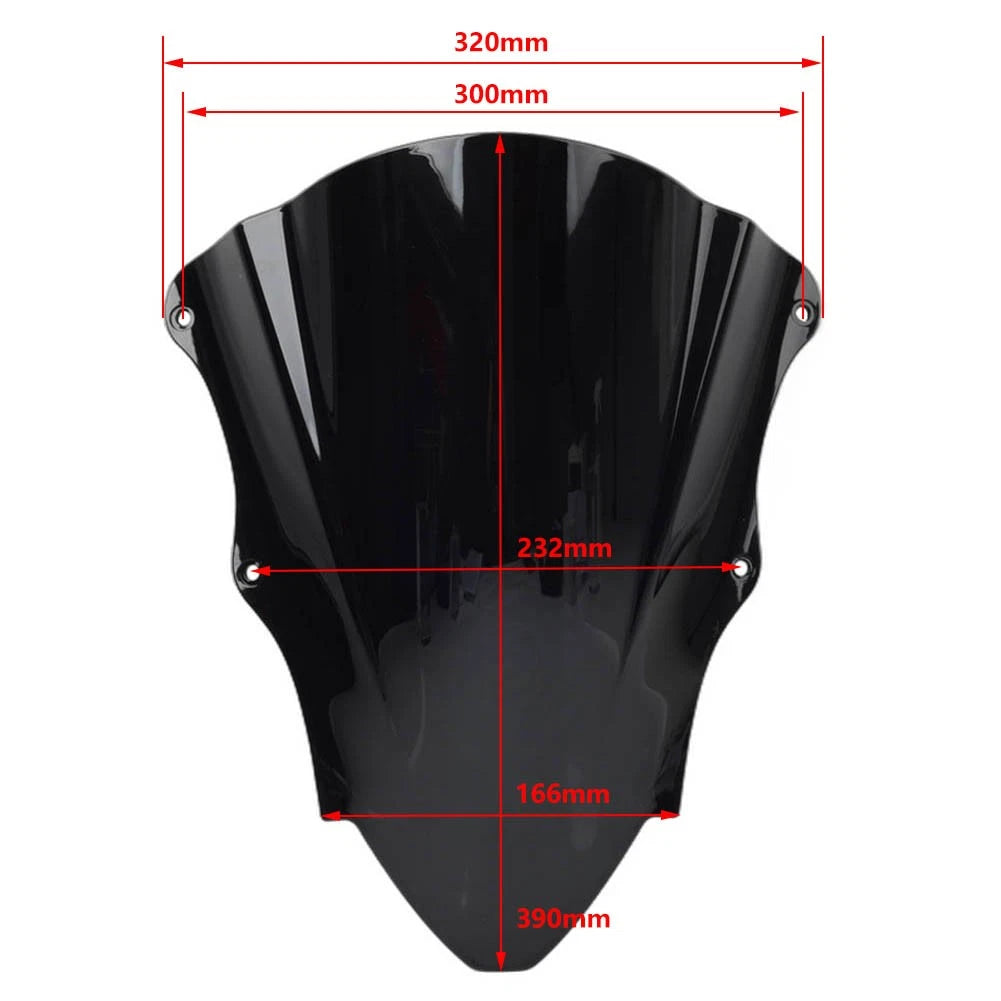 Windscreen Windshield for Aprilia RSV4 (2015-2018) Silver