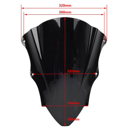 Windscreen Windshield for Aprilia RSV4 (2015-2018) Silver