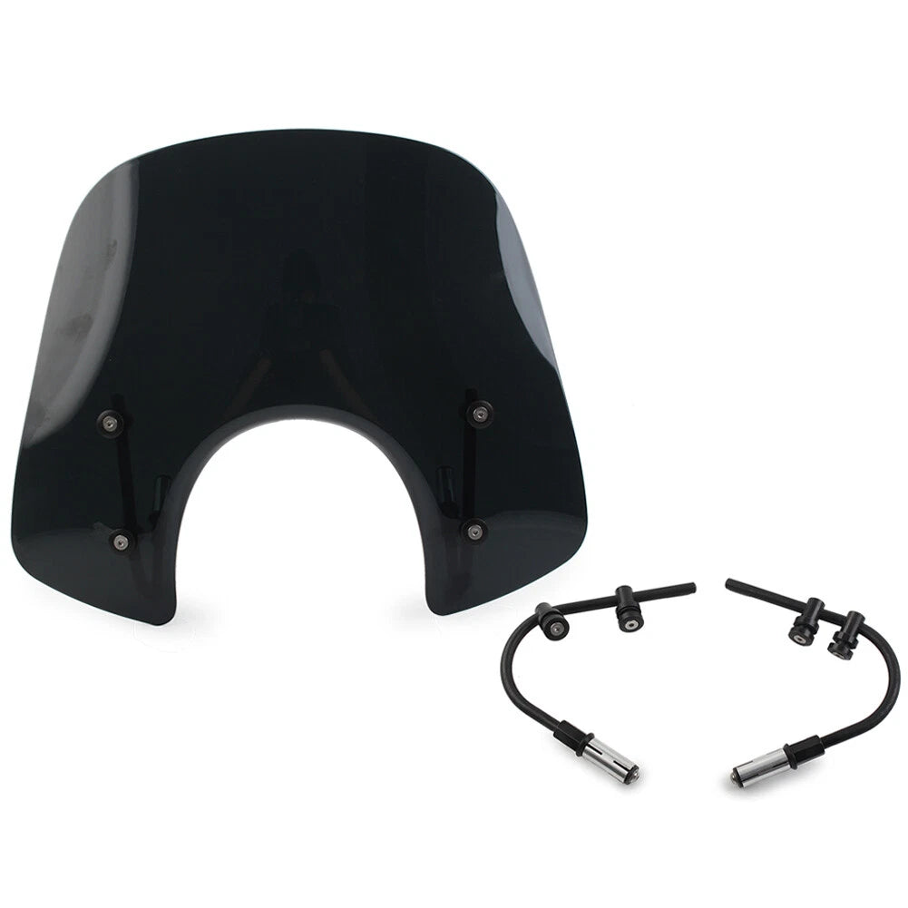 Black Front Windshield for Piaggio Vespa LX 50 125 GT 200 GTS 250 (2006-2018)