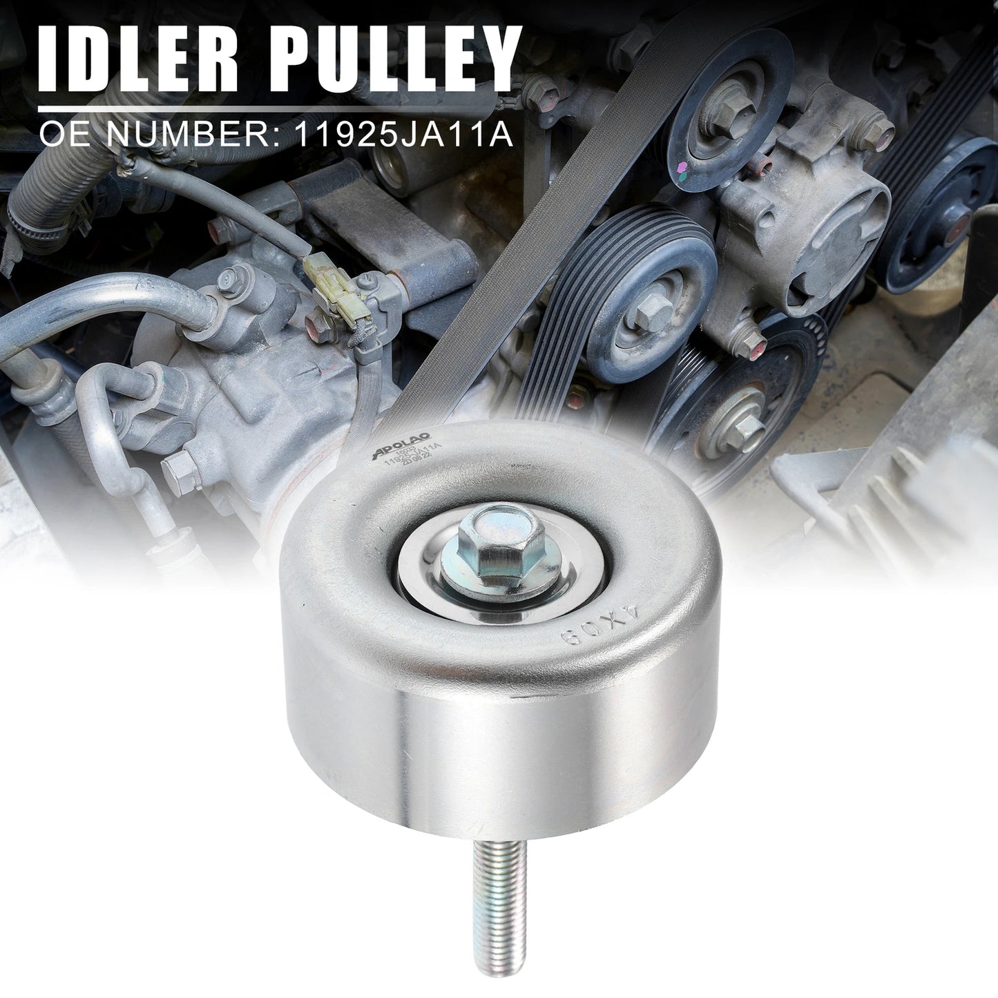 Drive Belt Idler Pulley for Nissan Altima 3.5L (2007-2013)