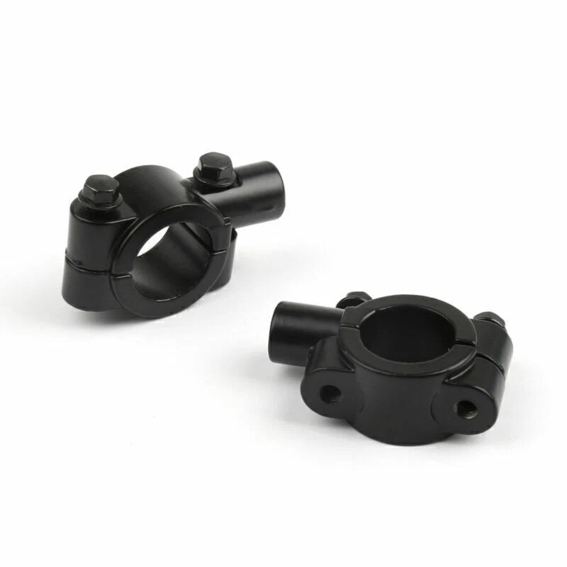 2 x 22mm Mirror Clamp for Motorcycle Handlebar M10
