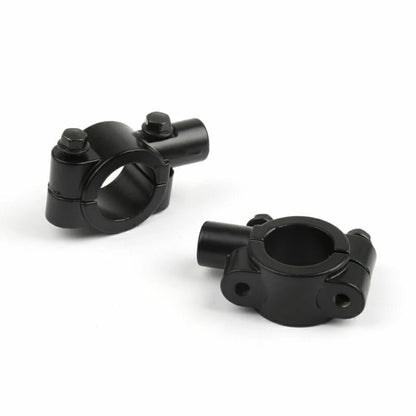 2 x 22mm Mirror Clamp for Motorcycle Handlebar M10